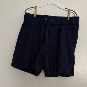 Nautica Navy Blue Relaxed Shorts